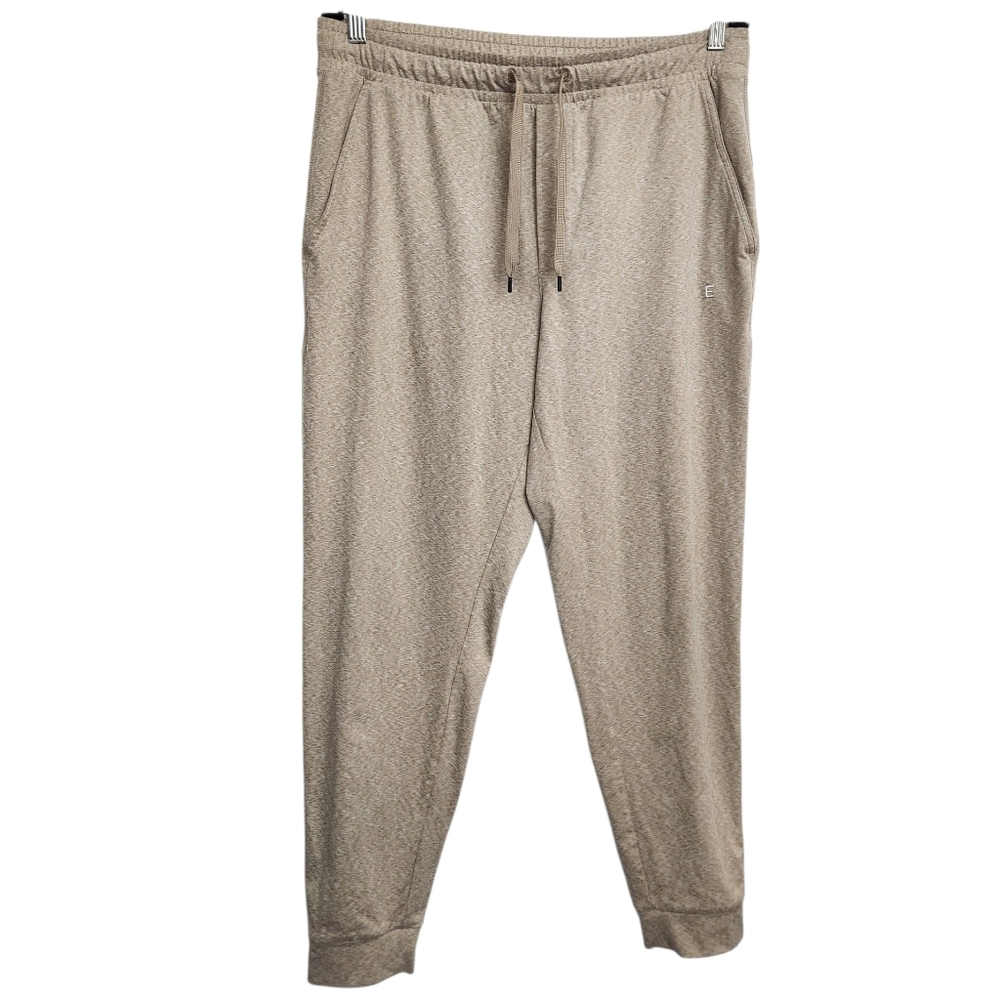 Everlane Beige Joggers Mens Large Casual Activewear Pockets Drawstring